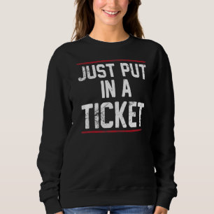 Geben Sie einfach einen Helpdesk des technischen S Sweatshirt