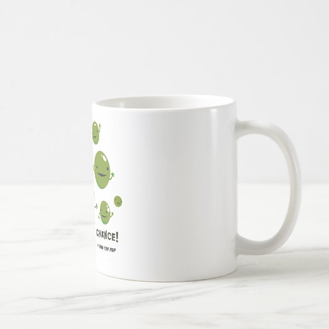 Geben Sie Erbsen eine Möglichkeit Kaffeetasse (Rechts)