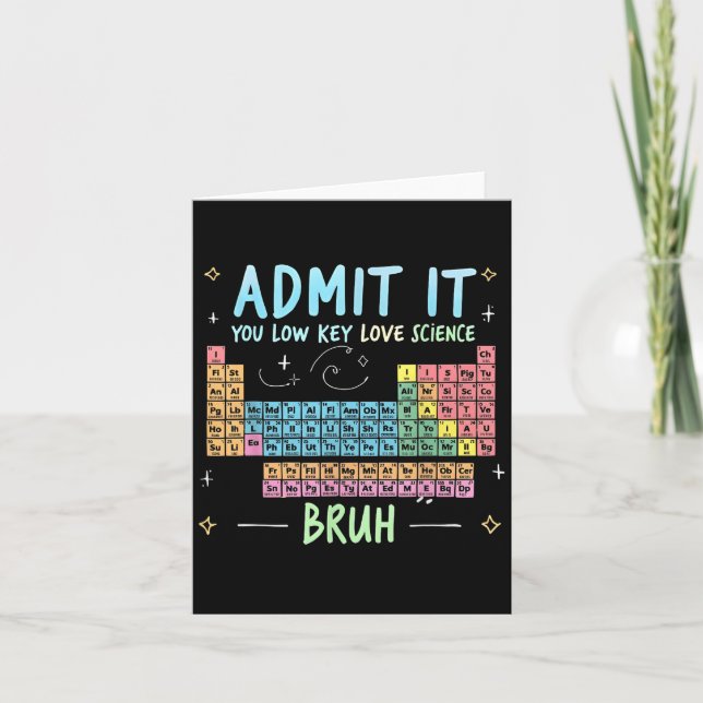 Geben Sie es Ihnen Low-Key-Liebe-Lehrer regelmäßig Karte (Vorderseite)