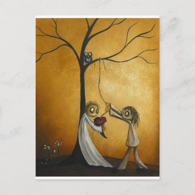 Geben Sie es zurück Postkarte (Vorderseite)