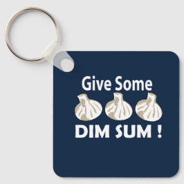 Geben Sie etwas Dim Sum Schlüsselanhänger