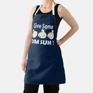 Geben Sie etwas Dim Sum Schürze