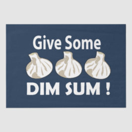 Geben Sie etwas Dim Sum Seidenpapier