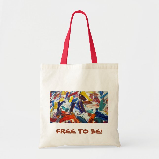 GEBEN SIE FREI, UM ZU SEIN! Tasche (Vorne)
