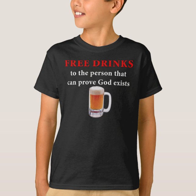 Geben Sie Getränke frei T-Shirt (Vorderseite)