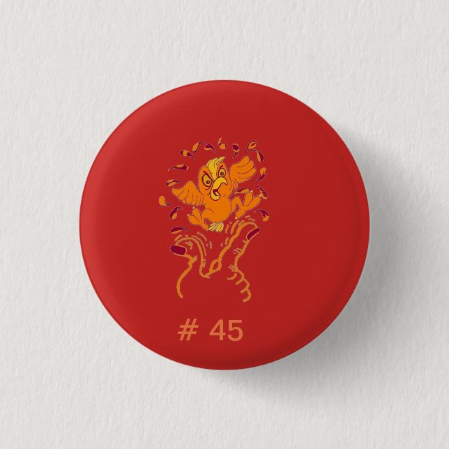 Geben Sie IHM den Finger nicht, umdrehen # 45 der Button (Vorderseite)
