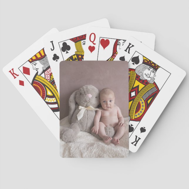 Geben Sie Ihr eigenes Foto-Günstige-Geschenk ein Spielkarten (Rückseite)