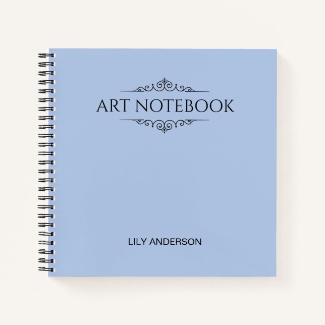 Geben Sie Ihr eigenes Thema und Ihren Namen in den Notizbuch (Vorderseite)