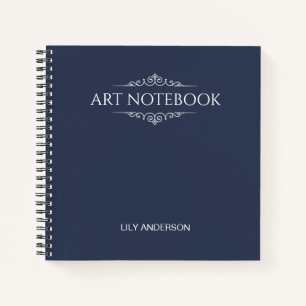 Geben Sie Ihr eigenes Thema und Ihren Namen in den Notizbuch