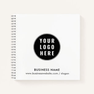 Geben Sie Ihr Firmenlogo ein Notizbuch