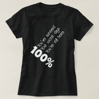 Geben Sie Ihrem 100% motivierend T - Shirt