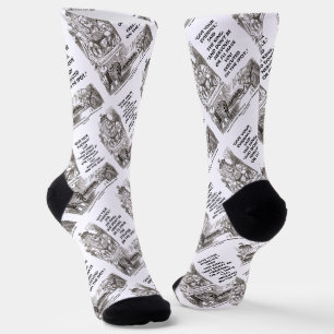 Geben Sie Ihren Beweis nicht Nervous Wonderland se Socken