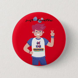 Geben Sie ihren Namen als männliches Grafikdesign Button