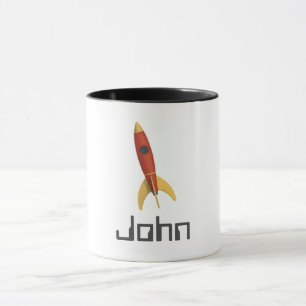 Geben Sie Ihren Namen Rocket 11 oz ein. Kombinatio Tasse