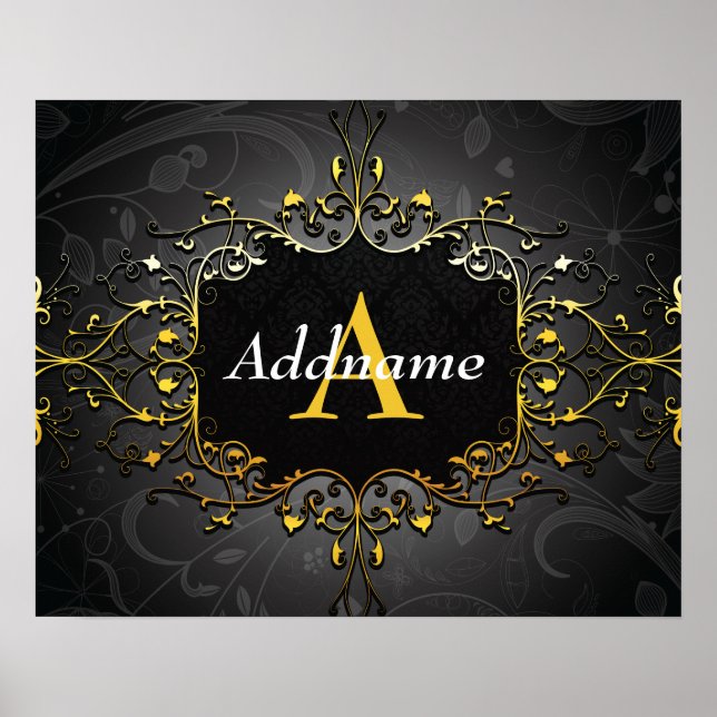 Geben Sie Ihren Namen und den ersten Poster (Vorne)