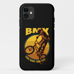 Geben Sie Ihren Namenstext ein, BMX fliegender Tei Case-Mate iPhone Hülle
