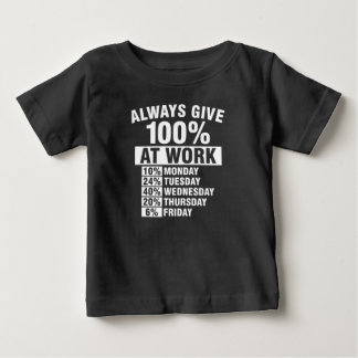 Geben Sie im Shirt immer 100 %.