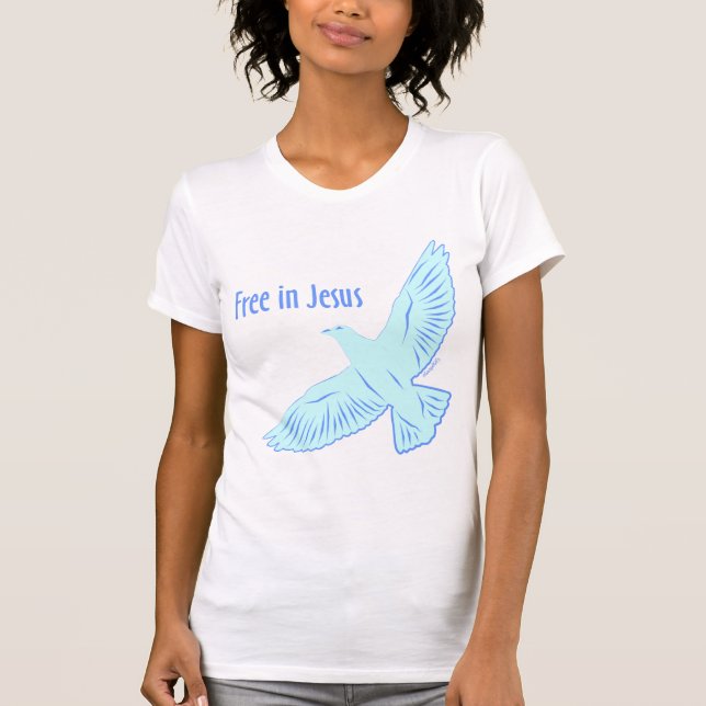 Geben Sie in Jesus frei (Licht) T-Shirt (Vorderseite)