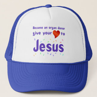 Geben Sie Jesus Ihr Herz Truckerkappe