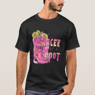 Geben Sie Krebs dem Bootcowboy und der Sonnenblume T-Shirt