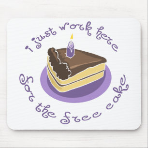 Geben Sie Kuchen Mousepad frei