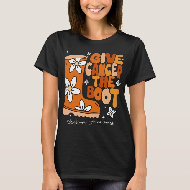 Geben Sie Leukemia das Boot-Shirt T-Shirt (Vorderseite)