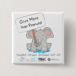 Geben Sie mehr als Erdnüsse! Button