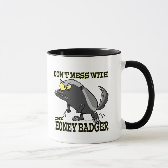 GEBEN SIE MESS MIT DEM HONEY BADGER TASSE (Rechts)