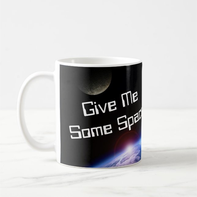 Geben Sie mir ein bisschen Platz für Erwachsene Kaffeetasse (Links)