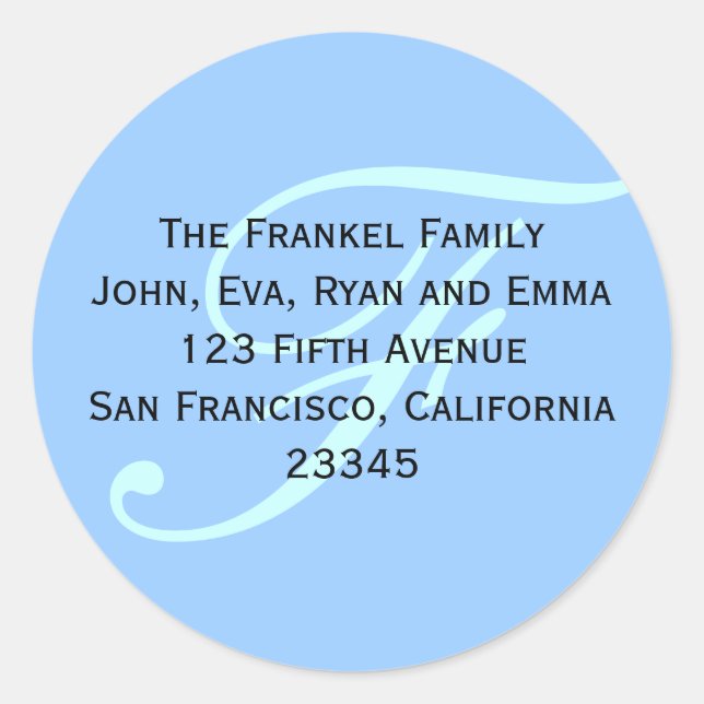 Geben Sie mir Ihre Adresse (Label)! Runder Aufkleber (Vorderseite)