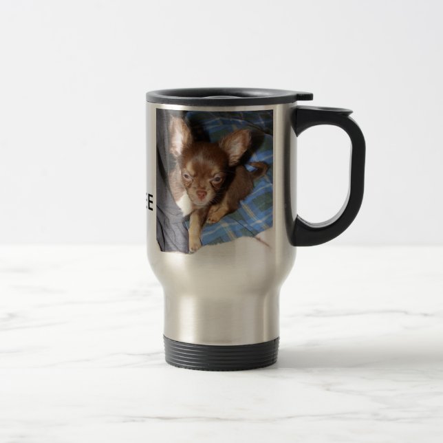 Geben Sie mir KAFFEE Reisebecher (Rechts)