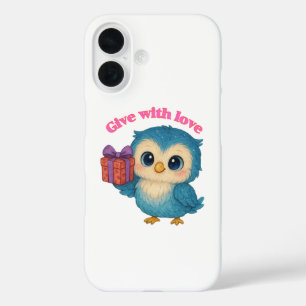 Geben Sie mit Liebe - Heartfelt Message iPhone 16 Hülle