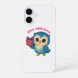 Geben Sie mit Liebe - Heartfelt Message iPhone 16 Hülle