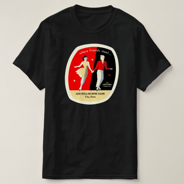 Geben Sie Name und Stadt ein, Staat Ihrer Liebling T-Shirt (Design vorne)