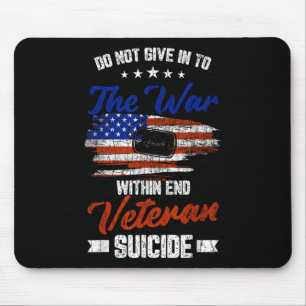 Geben Sie nicht in den Krieg innerhalb eines glück Mousepad