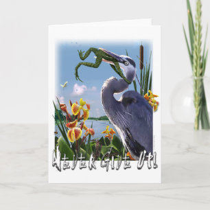 Geben Sie nie auf! Karte