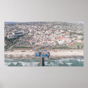 Geben Sie nie - Kalifornien auf Poster