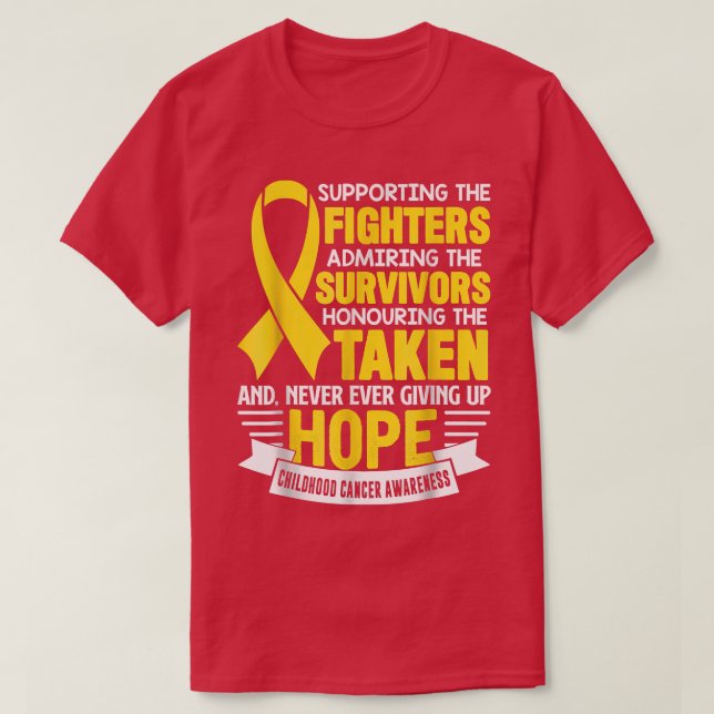 Geben Sie niemals auf und hoffen Sie, dass das Bew T-Shirt (Design vorne)
