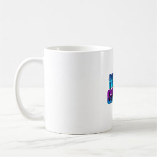 Geben Sie niemals den Glitch-Effekt auf Inspiratio Kaffeetasse
