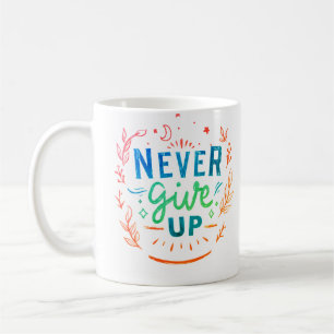 Geben Sie niemals Kaffee/Tee, Getränke, Geschenkar Kaffeetasse