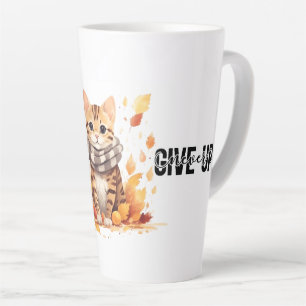 Geben Sie niemals mit Niedlicher Bengalischer Katz Milchtasse