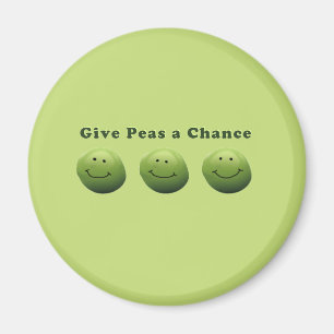 Geben Sie Peas Chance Magnet