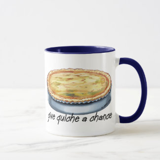 Geben Sie Quiche eine Möglichkeit Tasse