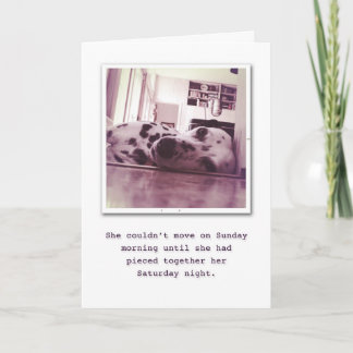 Geben Sie sich auf Ihrem Geburtstag hin Karte