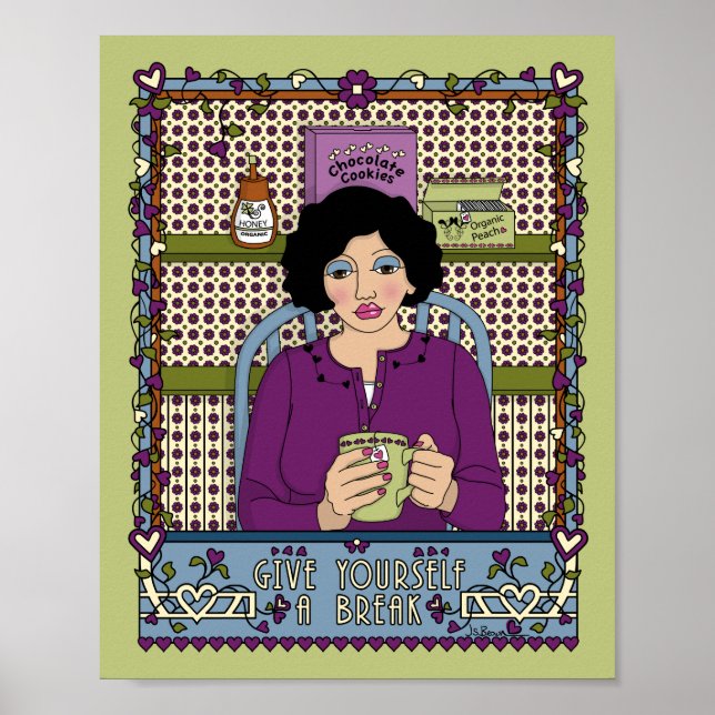 Geben Sie sich ein Break_A_8x10 Poster (Vorne)