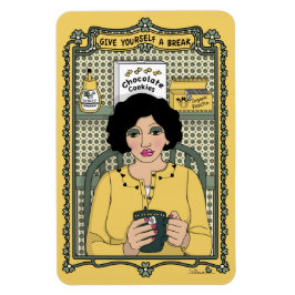 Geben Sie sich ein Break_C_4x6 Kühlschrank Magnet