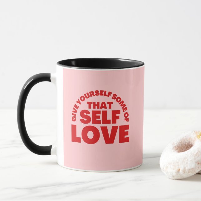 Geben Sie sich selbst etwas von dieser Liebe Tasse (Mit Donut)
