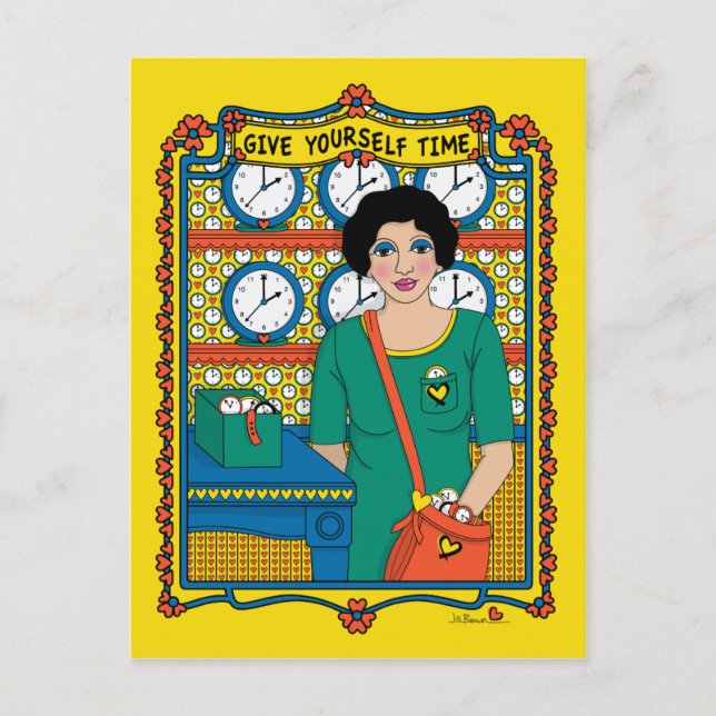Geben Sie sich Zeit_B_ Postkarte (Vorderseite)