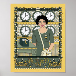 Geben Sie sich Zeit_C_8x10 Poster