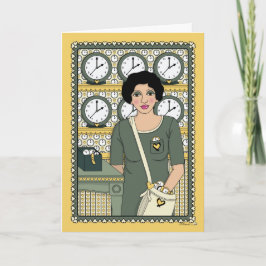 Geben Sie sich Zeit_C_Grußkarte Karte